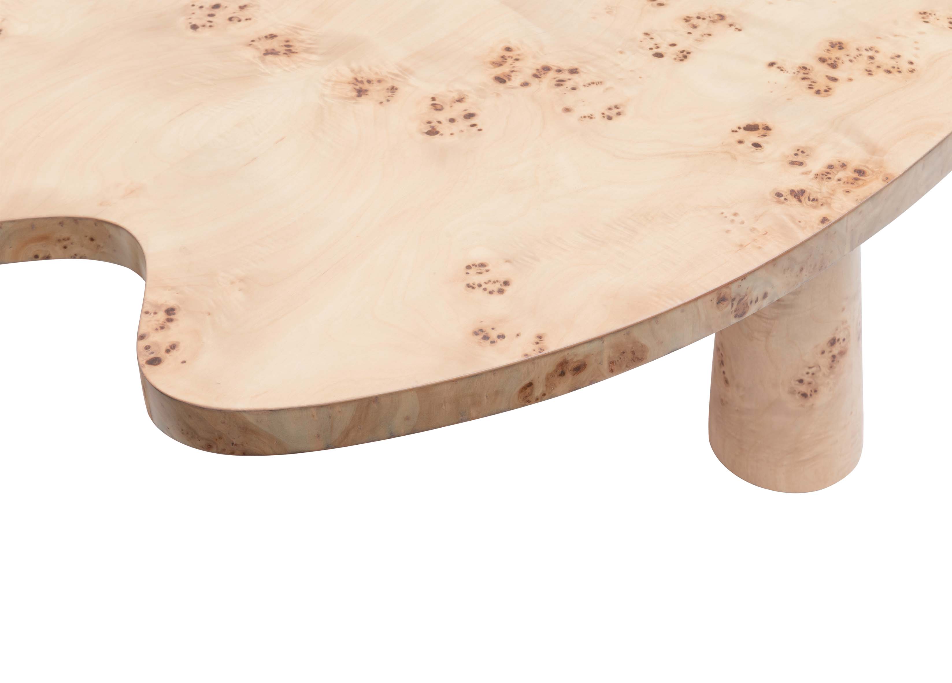 Cell Coffee Table Natural Burl